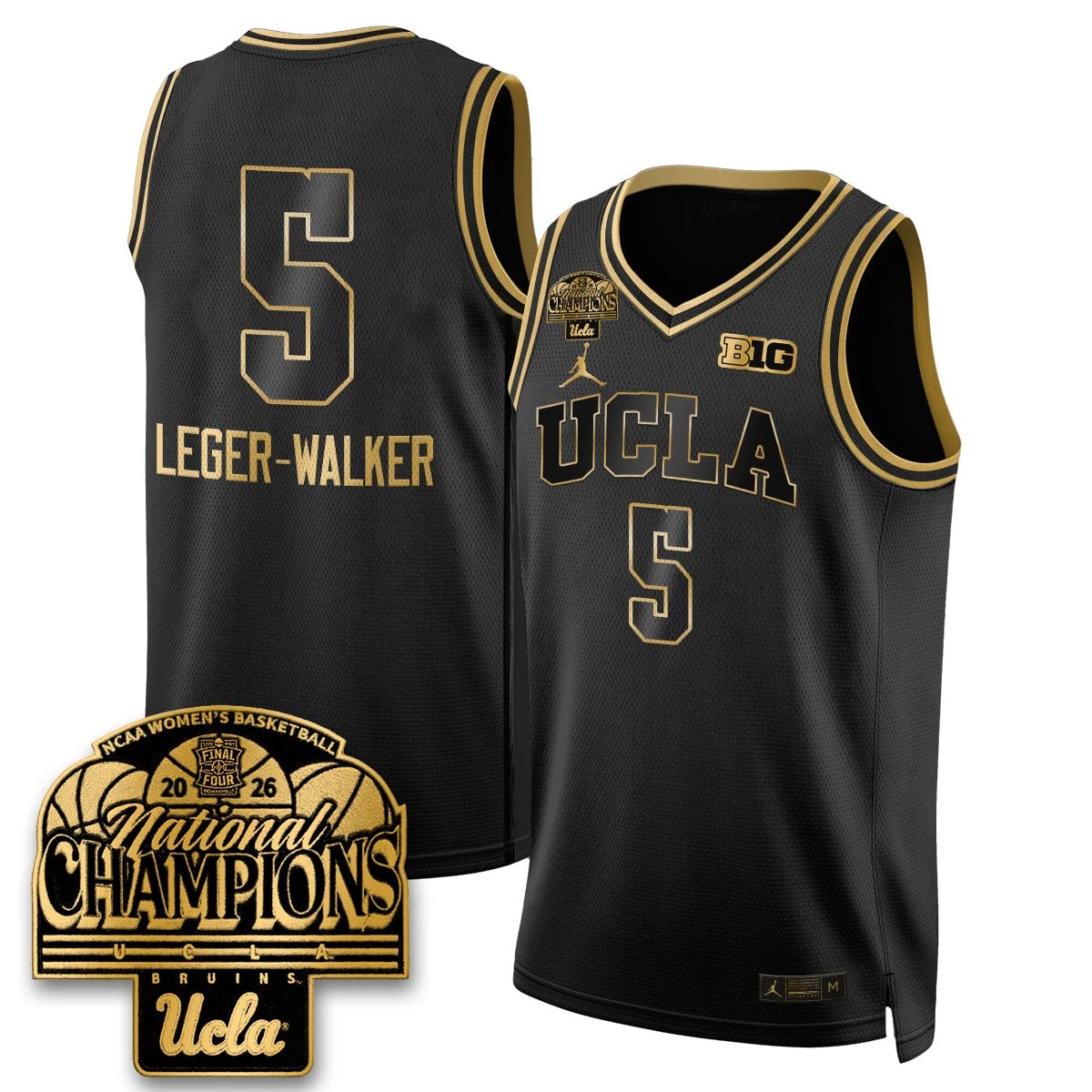 UCLA Women's Basketball National Champion 2026 Limited Jersey - All Stitched by UCLA