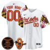 BAL 2026 x Maryland State Flag Vapor Custom Jersey - All Stitched V2 by Baltimore Orioles