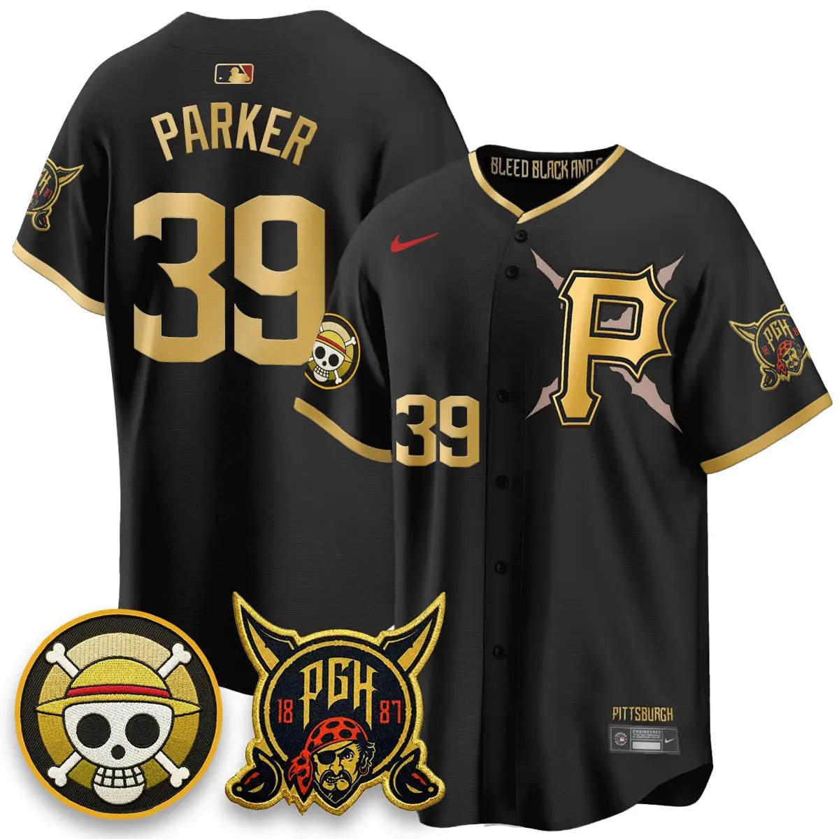 PIT 2026 City Connect x One Piece Vapor Limited Jersey - All Stitched by Pittsburgh Pirates