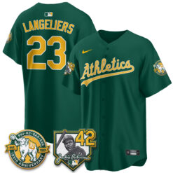 Oakland Athletics 2026 Jackie Robinson Day - Celebrating 125 Years Limited Vapor Jersey - All Stitched by Oakland Athletics