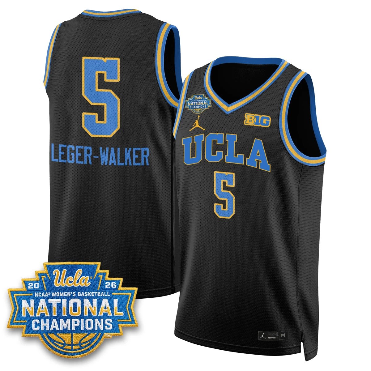 UCLA Women's Basketball National Champion 2026 Gear Limited Jersey - All Stitched by UCLA
