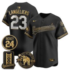 OAK 2026 Alternate Sacramento 125 Years Limited Vapor Gold Edition Jersey - All Stitched by Oakland Athletics
