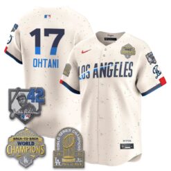 Los Angeles Dodgers 2026 New Era Gold Collection Vapor Limited Jersey - B2B Champs - All Stitched by Los Angeles Dodgers