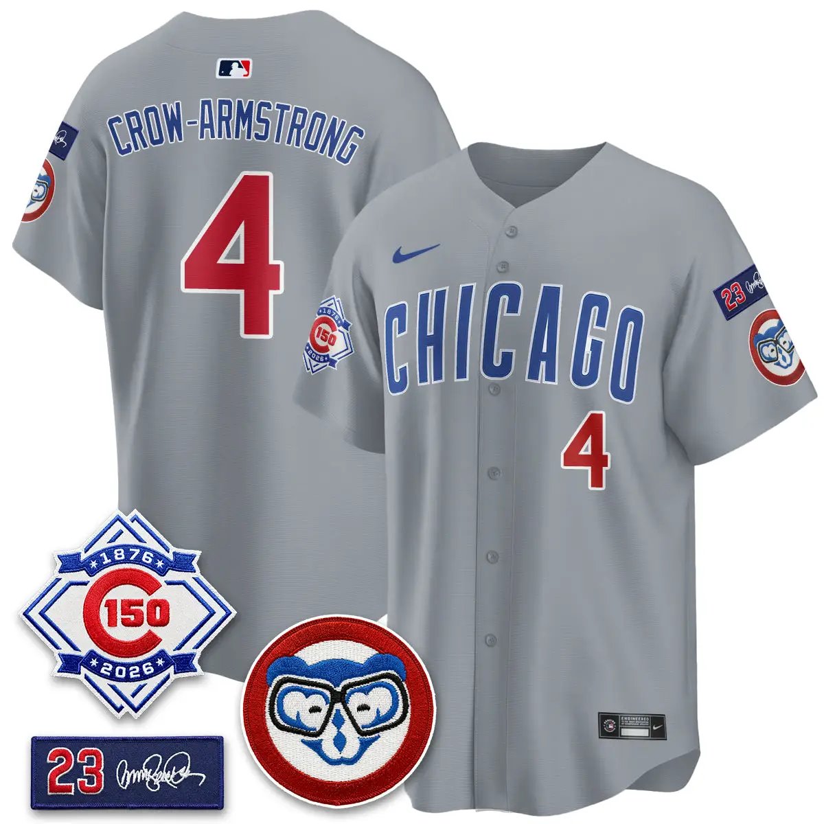 CHC 150th Anniversary Holy Cow Vapor Premier Royal Limited Jersey - All Stitched by Chicago Cubs