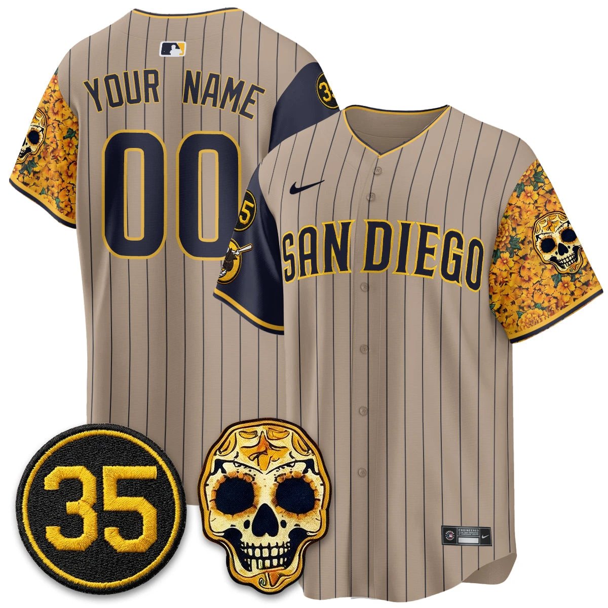 San Diego Padres 2026 City Connect - Remembering Randy Jones Vapor Limited Custom Jersey - All Stitched by San Diego Padres
