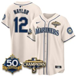 Seattle Mariners Vapor Premier Limited Jersey - 50th Anniversary & AL West Division Champions - Steelheads Community Funds - All Stitched by Seattle Mariners