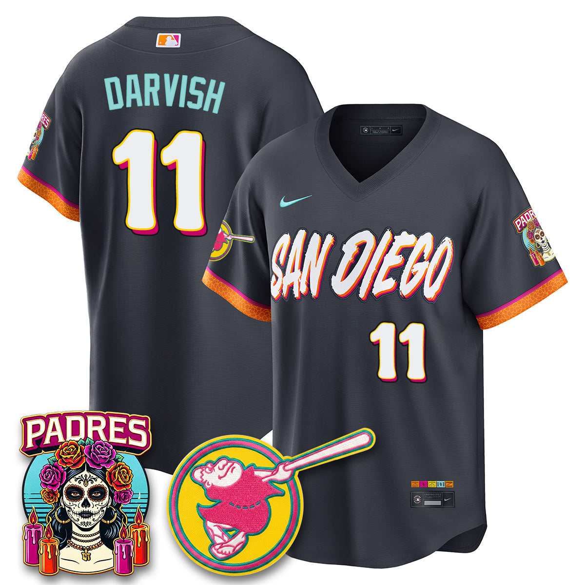 SD 2026 City Connect Vapor Limited Jersey - All Stitched by San Diego Padres