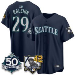 SEA 2026 Jackie Robinson New Era Vapor Limited Jersey - All Stitched by Seattle Mariners