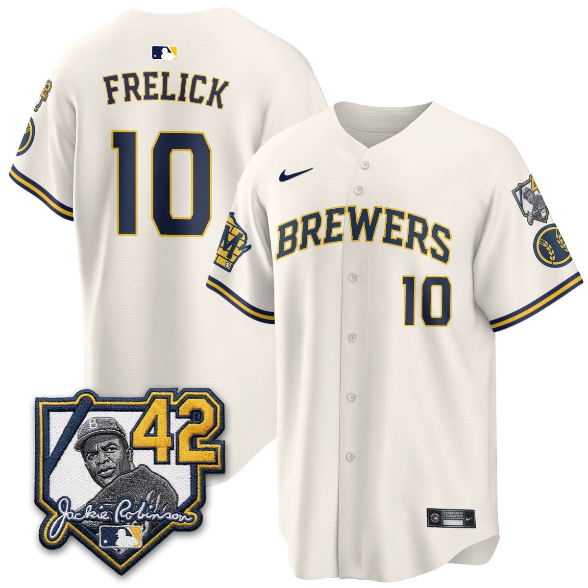 MIL 2026 New Era Vapor Limited Jersey - All Stitched by Milwaukee Brewers