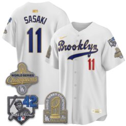 LAD 2026 Brooklyn Jackie Robinson Limited Jersey - All Stitched by Los Angeles Dodgers