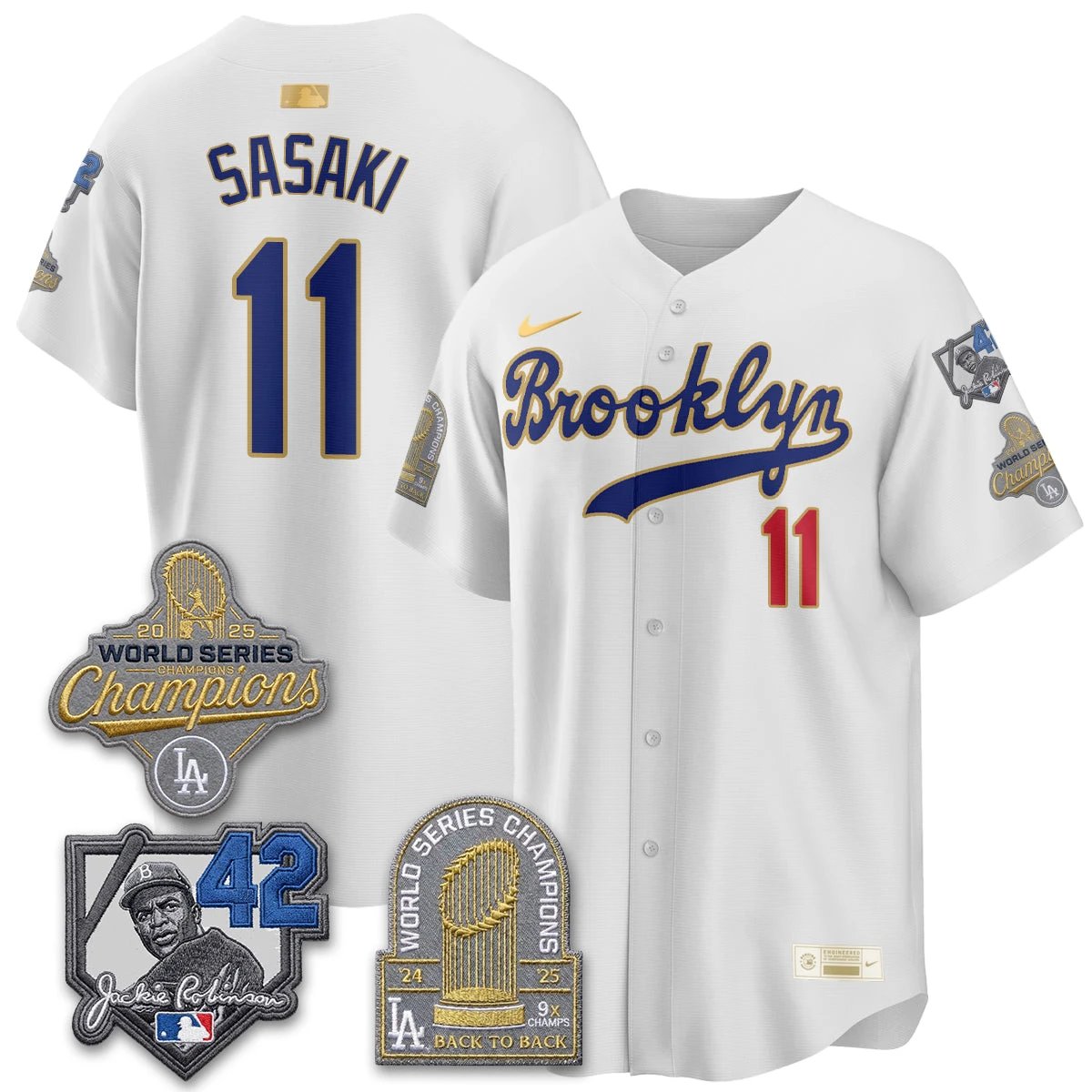 LAD 2026 Brooklyn Jackie Robinson Limited Jersey - All Stitched by Los Angeles Dodgers