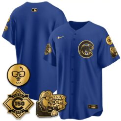 CHC 150th Anniversary Harry Caray Holy Cow Vapor Premier Limited Jersey - All Stitched V3 by Chicago Cubs