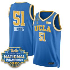 UCLA Women's Basketball National Champion 2026 Gear Limited Jersey - All Stitched by UCLA