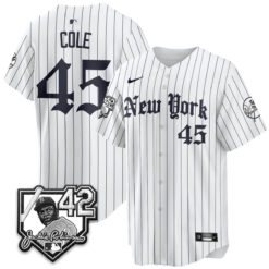 NYY 2026 Jackie Robinson Day Gothic Vapor Limited Jersey - All Stitched by New York Yankees