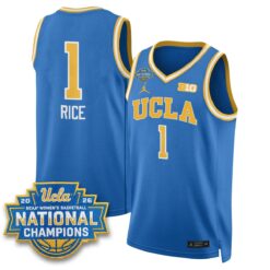 UCLA Women's Basketball National Champion 2026 Gear Limited Jersey - All Stitched by UCLA