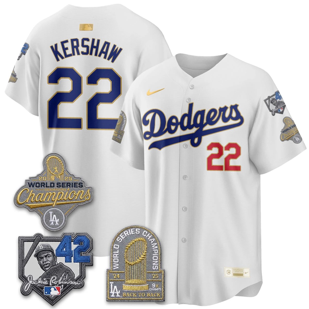 LAD 2026 Jackie Robinson New Era Vapor Limited Jersey - All Stitched by Los Angeles Dodgers