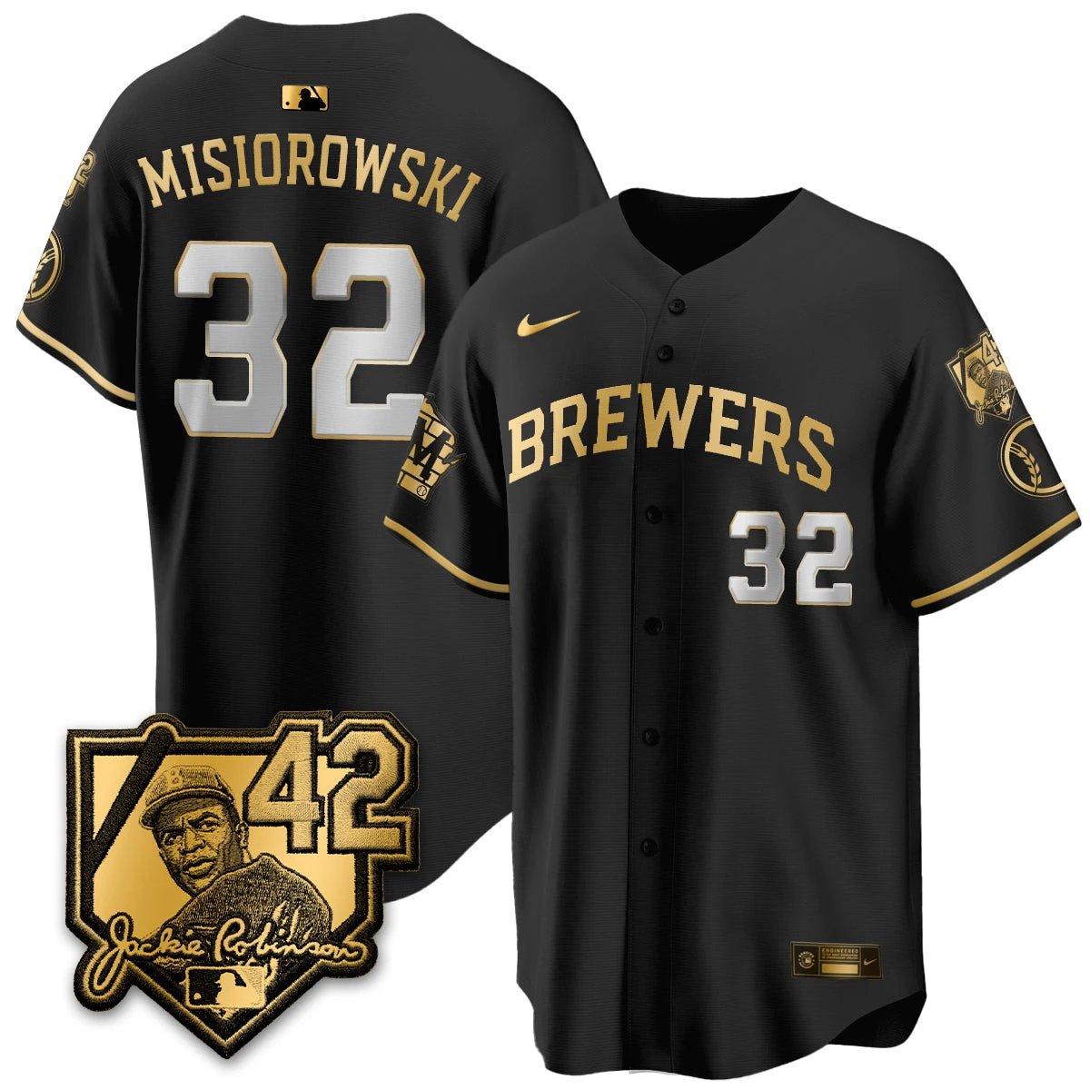 MIL 2026 New Era Vapor Limited Jersey - All Stitched by Milwaukee Brewers
