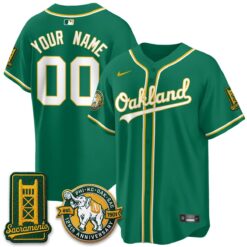 Oakland Athletics 2026 Black Out Style - Celebrating 125 Years - Limited Vapor Custom Jersey - All Stitched by Oakland Athletics