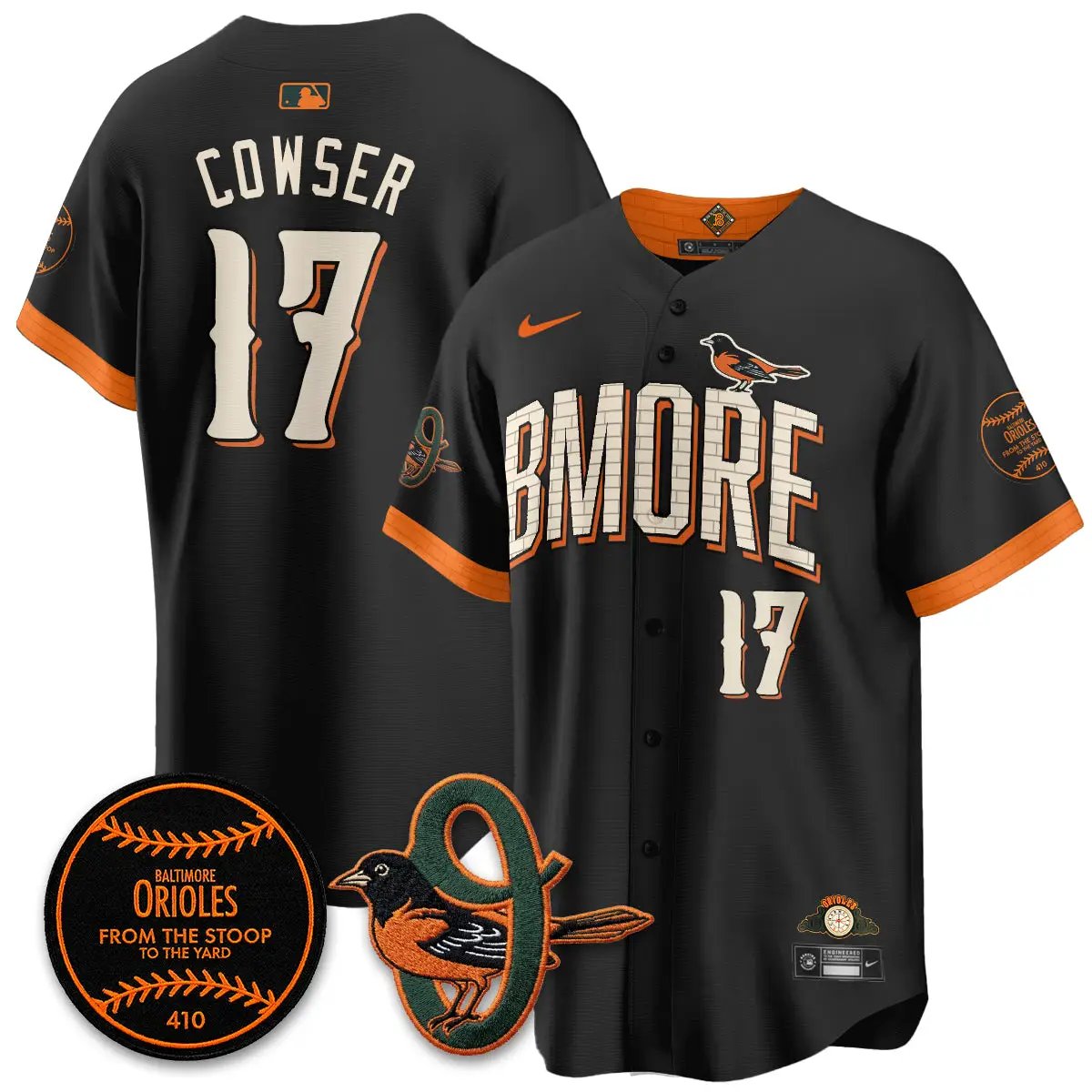 Baltimore Orioles 2026 City Connect Vapor Premier Limited Jersey - All Stitched - V3 by Baltimore Orioles