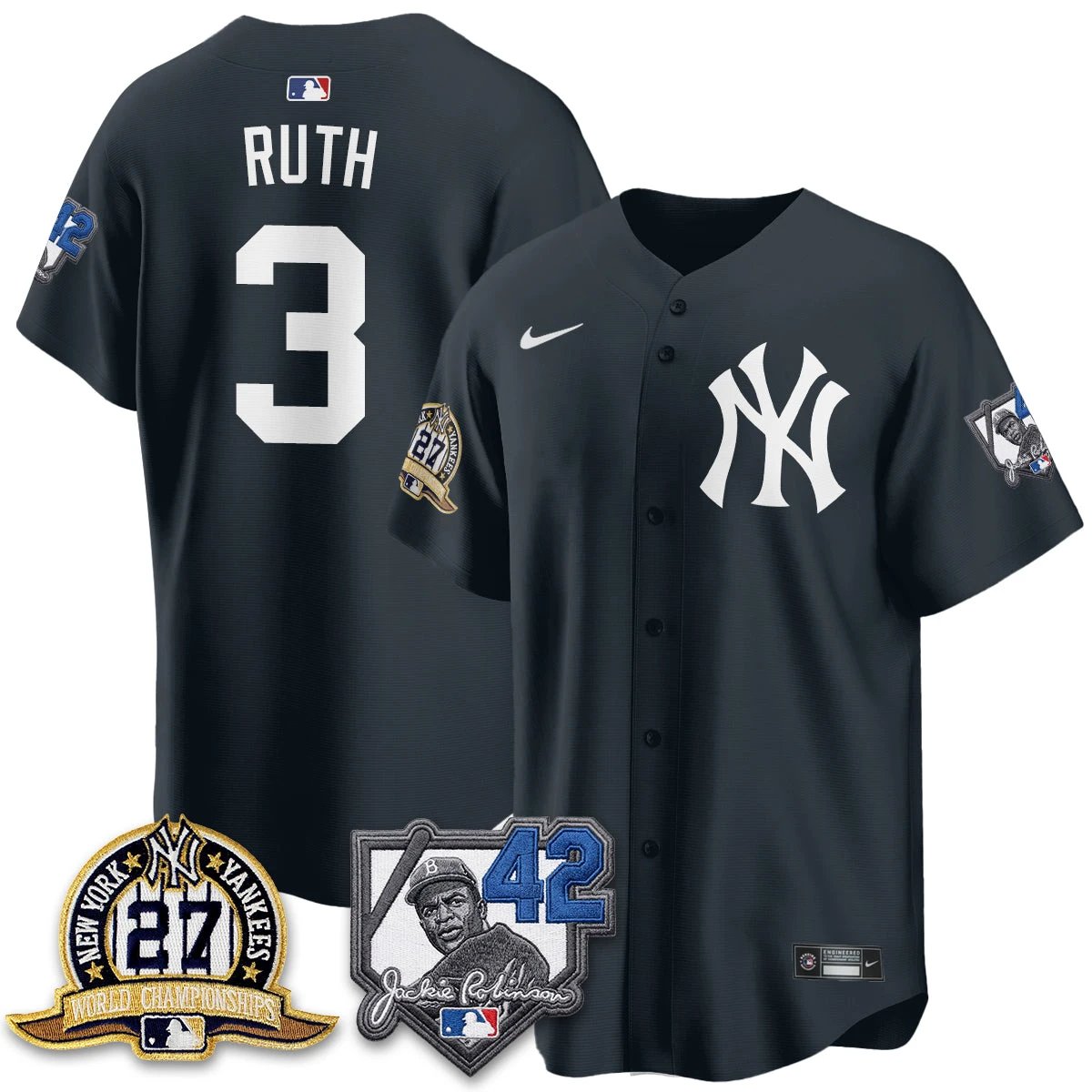 New York Yankees 2026 Jackie Robinson Day Vapor Limited Jersey - All Stitched by New York Yankees