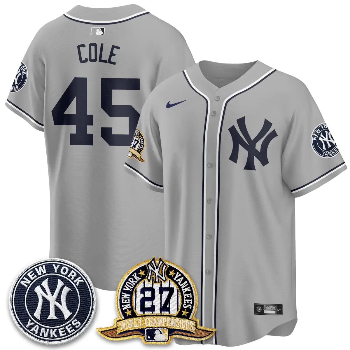 New York Yankees 2026 Black Out Style Vapor Limited Jersey - All Stitched by New York Yankees