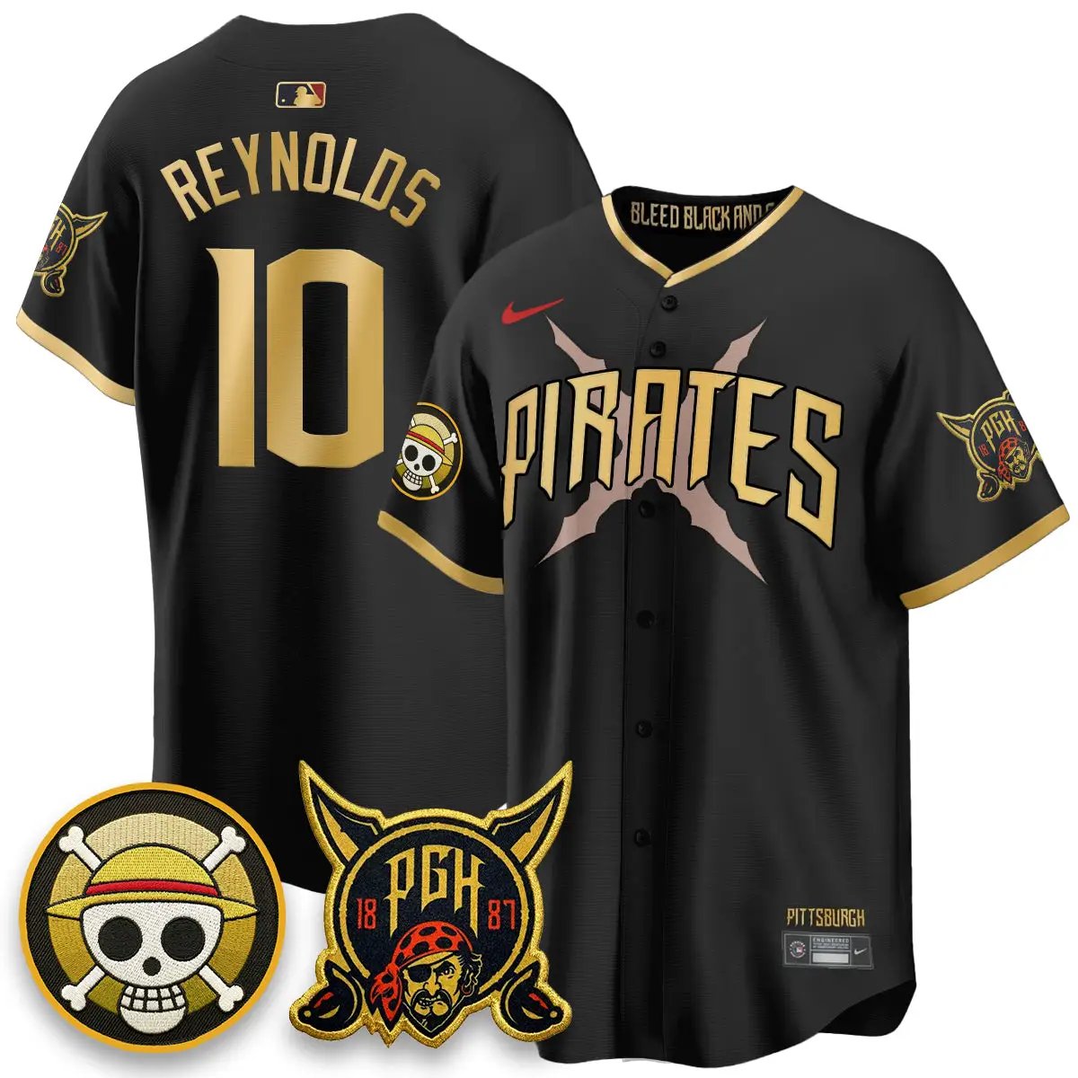 PIT 2026 City Connect x One Piece Vapor Limited Jersey - All Stitched by Pittsburgh Pirates