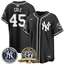 New York Yankees 2026 Black Out Style Vapor Limited Jersey - All Stitched by New York Yankees
