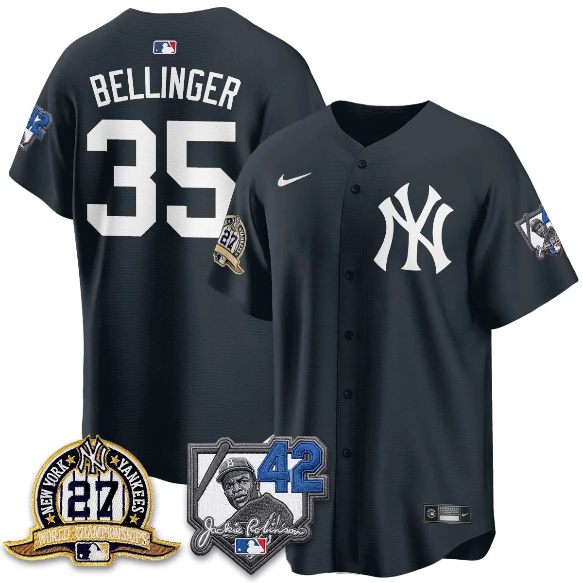 New York Yankees 2026 Jackie Robinson Day Vapor Limited Jersey - All Stitched by New York Yankees