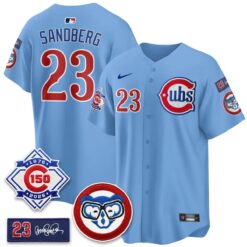 CHC 150th Anniversary Holy Cow Vapor Premier Royal Limited Jersey - All Stitched by Chicago Cubs