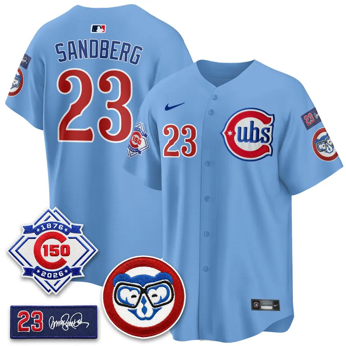 CHC 150th Anniversary Holy Cow Vapor Premier Royal Limited Jersey - All Stitched by Chicago Cubs