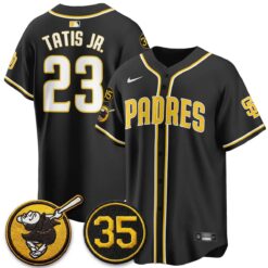 SD 2026 Black Out Style Limited Vapor Jersey - All Stitched by San Diego Padres