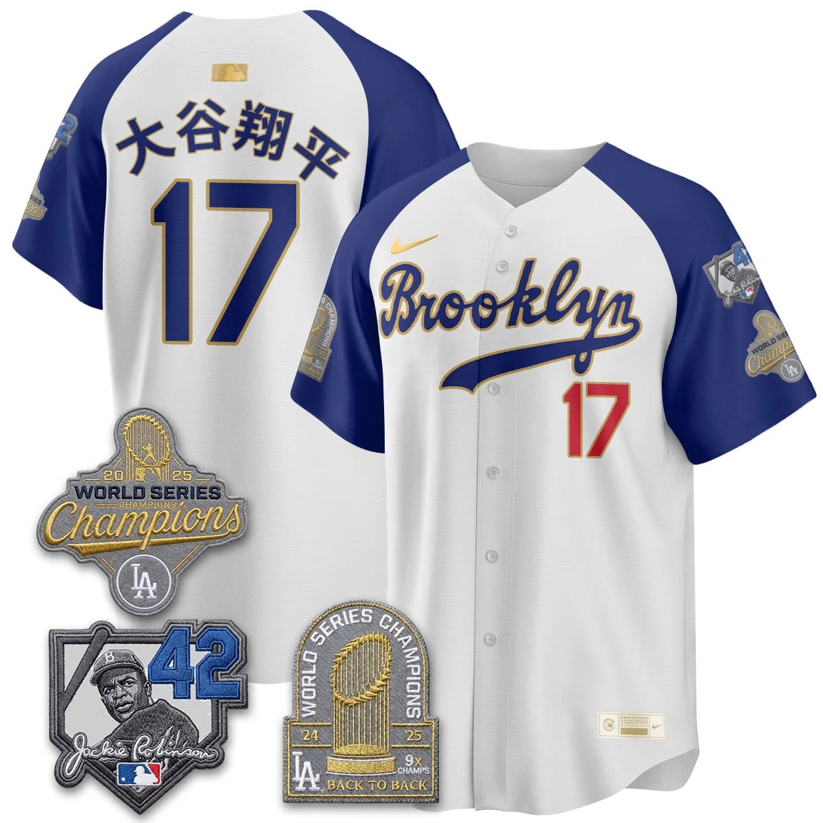LAD 2026 Brooklyn Jackie Robinson Limited Jersey - All Stitched by Los Angeles Dodgers