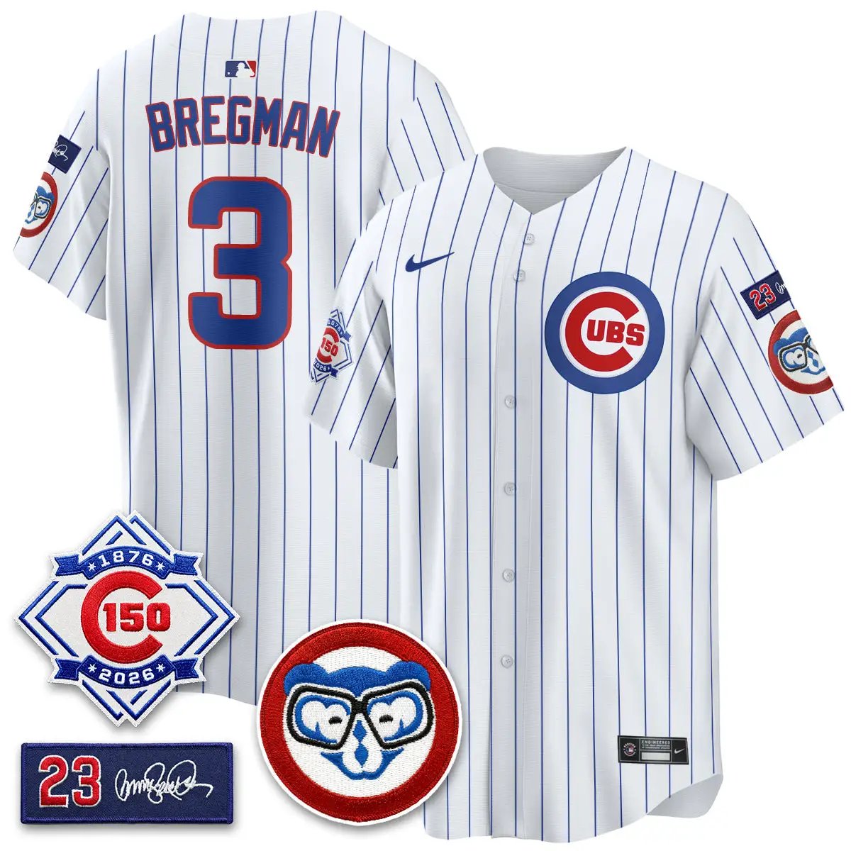 CHC 150th Anniversary Holy Cow Vapor Premier Royal Limited Jersey - All Stitched by Chicago Cubs