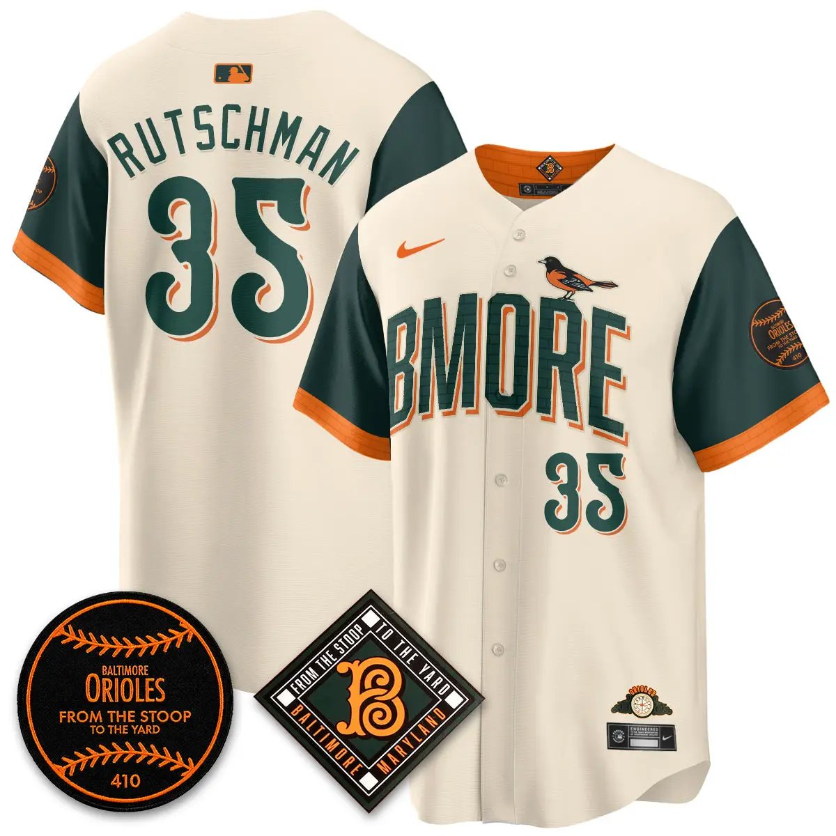 BAL 2026 City Connect Vapor Jersey - All Stitched by Baltimore Orioles