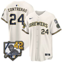 MIL 2026 New Era Vapor Limited Jersey - All Stitched by Milwaukee Brewers