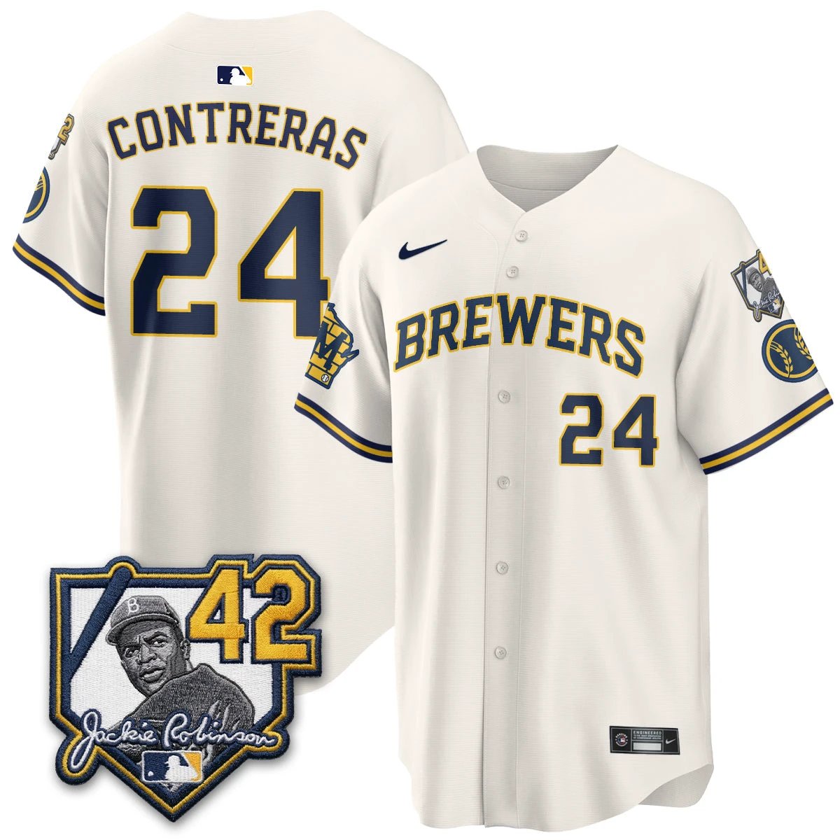 MIL 2026 New Era Vapor Limited Jersey - All Stitched by Milwaukee Brewers