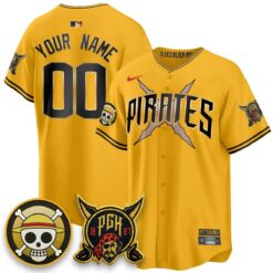 PIT 2026 City Connect x One Piece Vapor Limited Custom Jersey - All Stitched by Pittsburgh Pirates
