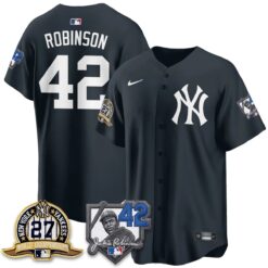 New York Yankees 2026 Jackie Robinson Day Vapor Limited Jersey - All Stitched by New York Yankees