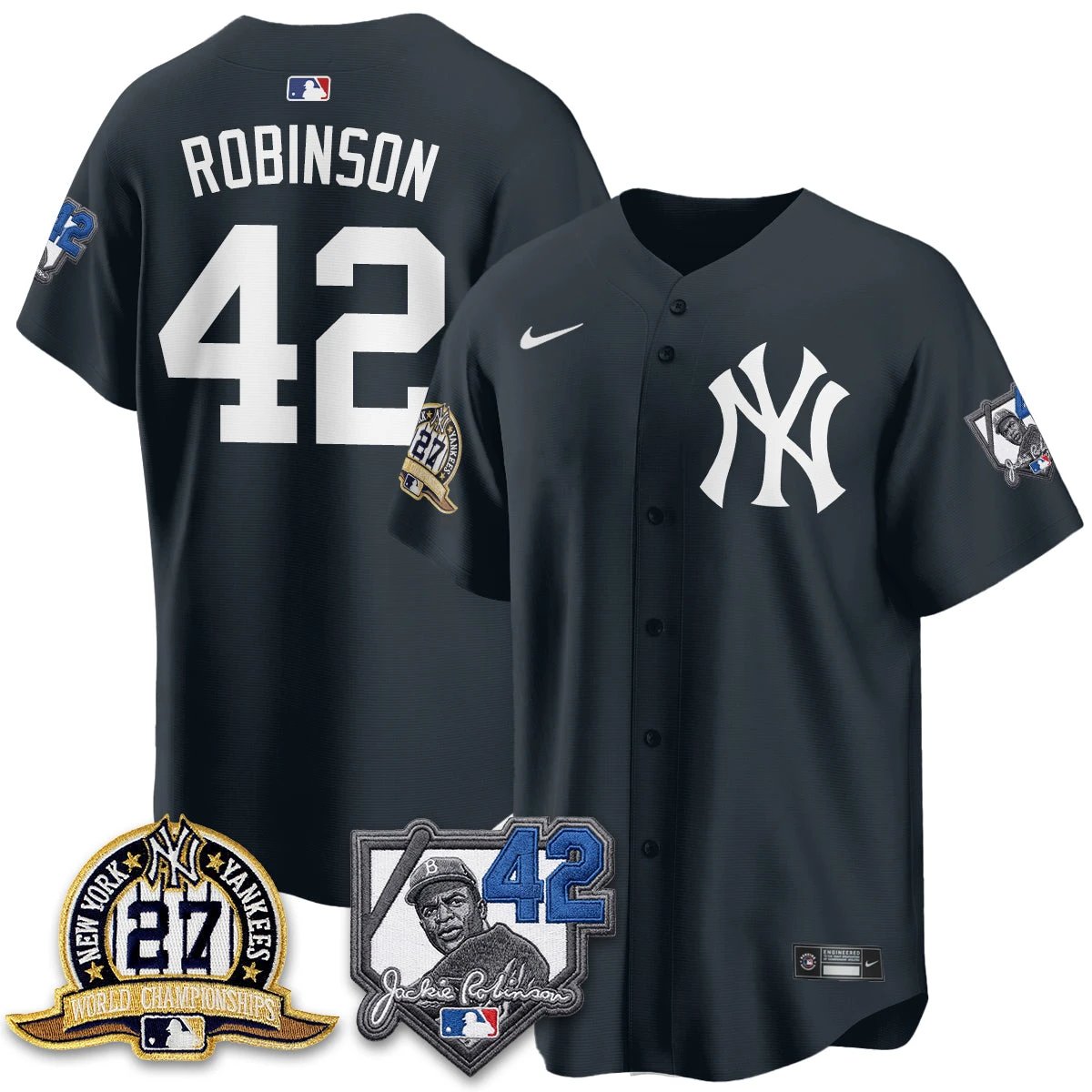 New York Yankees 2026 Jackie Robinson Day Vapor Limited Jersey - All Stitched by New York Yankees