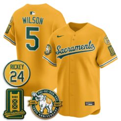 Oakland Athletics 2026 Alternate Sacramento - Celebrating 125 Years - Limited Vapor Jersey - All Stitched by Oakland Athletics
