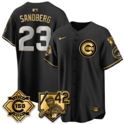 Chicago Cubs 150th Anniversary & Jackie Robinson Day Patch Vapor Premier Limited Jersey - All Stitched by Chicago Cubs