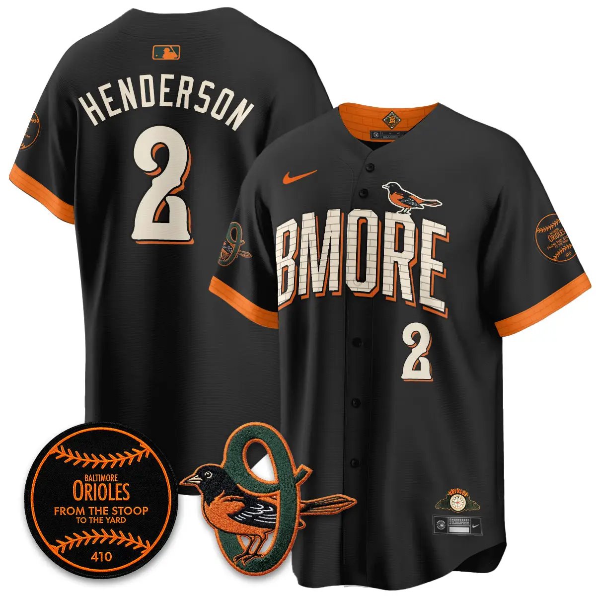 Baltimore Orioles 2026 City Connect Vapor Premier Limited Jersey - All Stitched - V3 by Baltimore Orioles