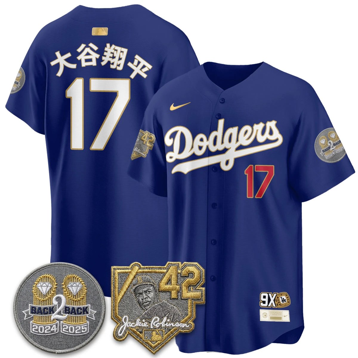 Los Angeles Dodgers - 2026 Jackie Robinson Day Vapor Limited Jersey - All Stitched by Los Angeles Dodgers