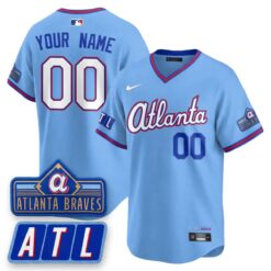 ATL 2026 City Connect Vapor Limited Custom Jersey - All Stitched by Atlanta Braves