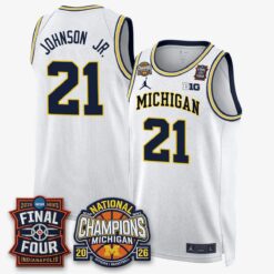 Michigan Wolverines Basketball National Champions Big Text Limited Vapor Jersey - All Stitched by Michigan Wolverines