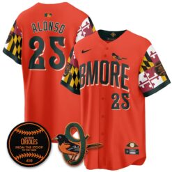 BAL x Maryland State Flag 2026 Vapor Jersey - All Stitched by Baltimore Orioles