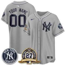 New York Yankees 2026 Black Out Style Vapor Limited Custom Jersey - All Stitched by New York Yankees