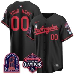 LAD x Hello Kitty Night 2026 Vapor Custom Jersey - All Stitched - V2 by Los Angeles Dodgers