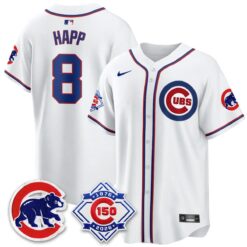 Chicago Cubs 150th Anniversary Black Out Style Vapor Premier Limited Jersey - All Stitched by Chicago Cubs