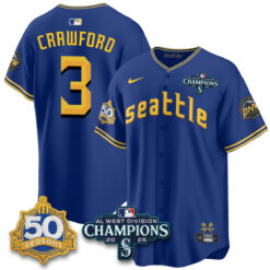 SEA 2026 Vapor Limited Jersey - 50th Anniversary - All Stitched by Seattle Mariners